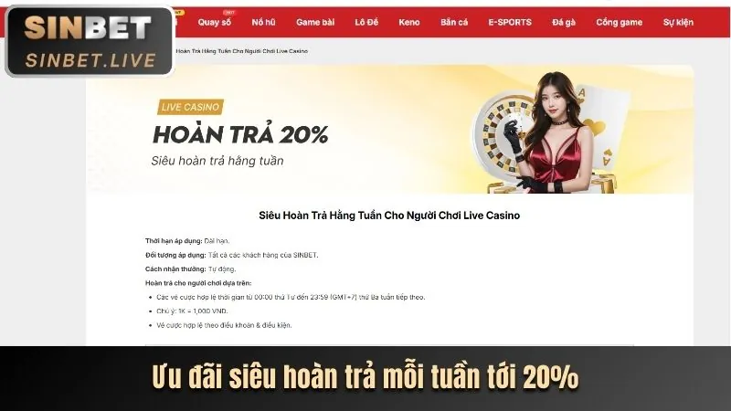 Hoàn trả và thưởng nạp lại